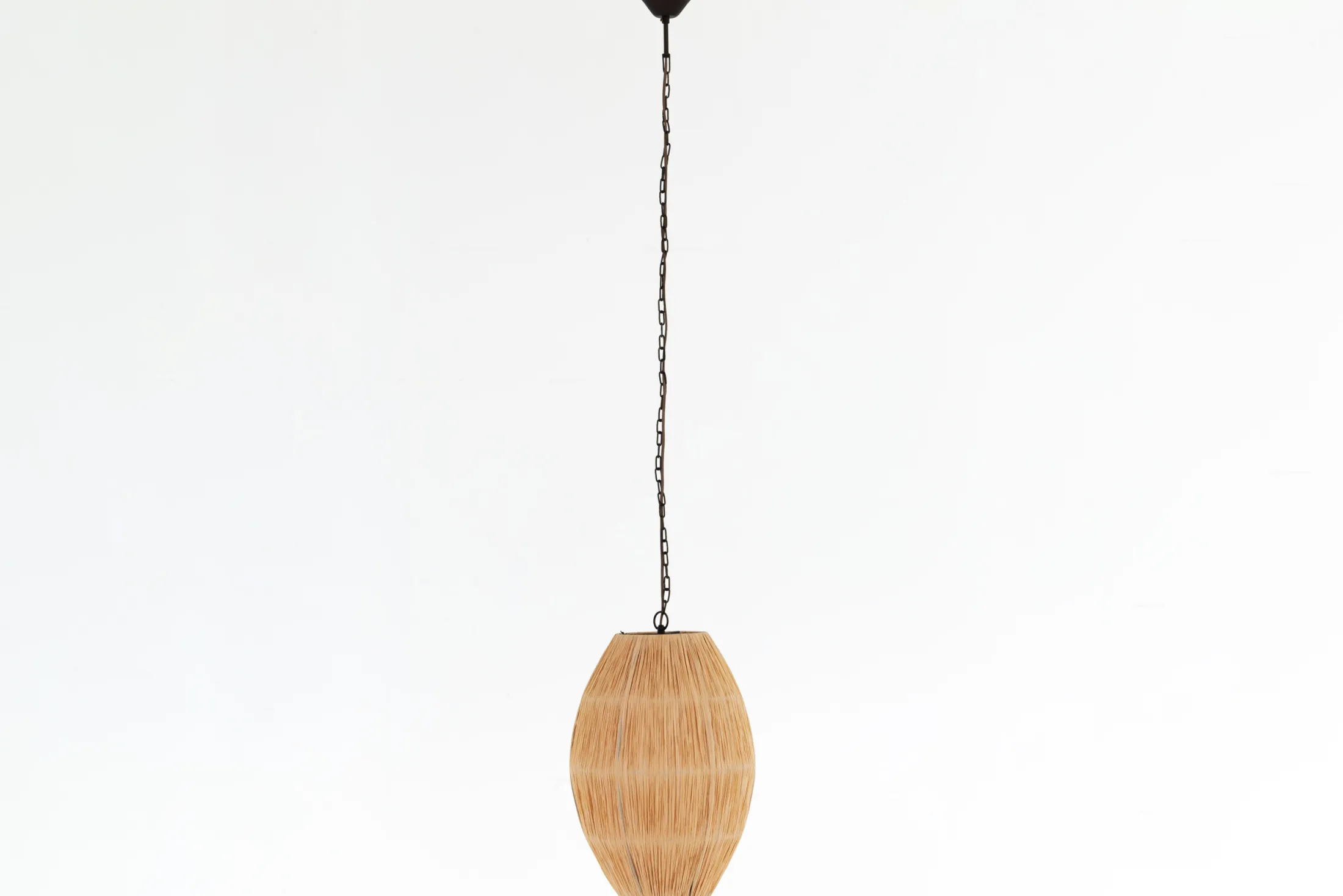 Clearance Flamant Aimee, Hanglamp, Raffia En Ijzer, S
