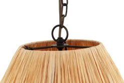 Clearance Flamant Aimee, Hanglamp, Raffia En Ijzer, S