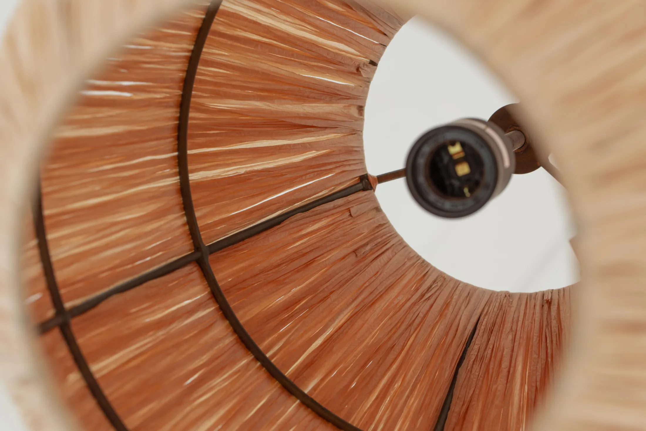Clearance Flamant Aimee, Hanglamp, Raffia En Ijzer, S