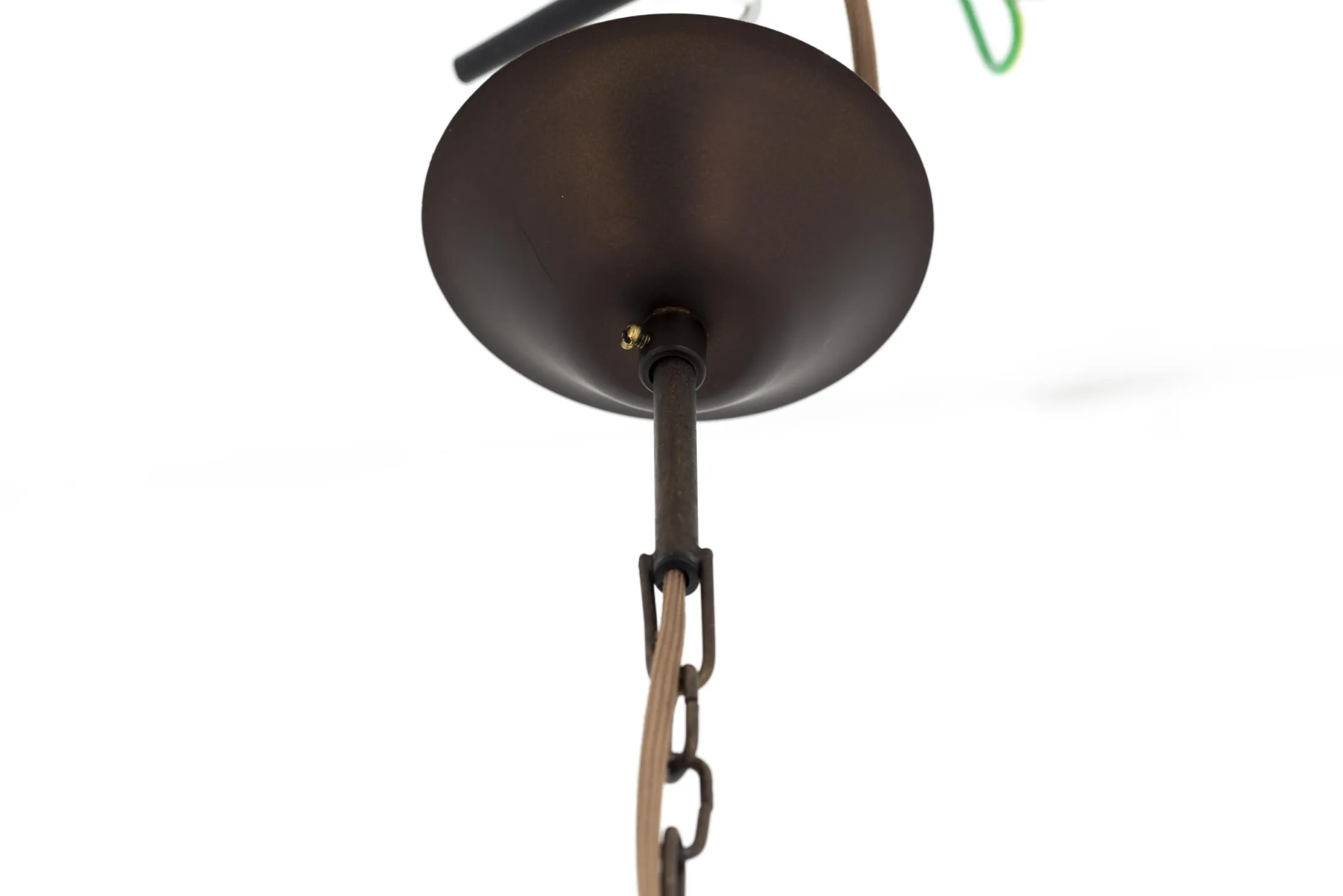 Clearance Flamant Aimee, Hanglamp, Raffia En Ijzer, S