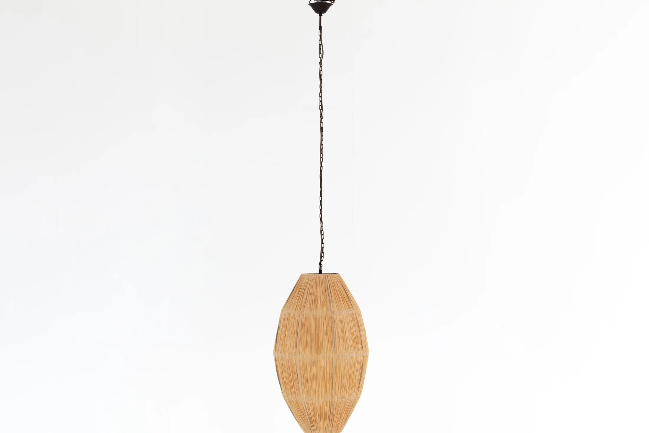 Online Flamant Aimee, Hanglamp, Raffia En Ijzer, L