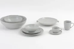 Online Flamant Alanah, Bord, Keramiek, Grijs, 21,5Cm