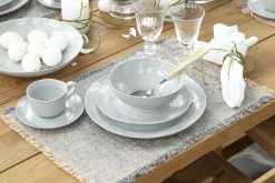 Outlet Flamant Alanah, Bord, Keramiek, Grijs, 27Cm