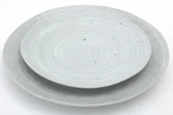Outlet Flamant Alanah, Bord, Keramiek, Grijs, 27Cm