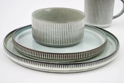 Sale Flamant Architecto, Bord, Keramiek, Grijs, 25,5Cm