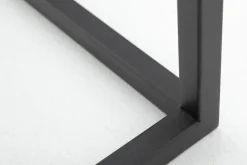 Clearance Flamant Armand, Consoletafel, Zwart Eiken En Metaal