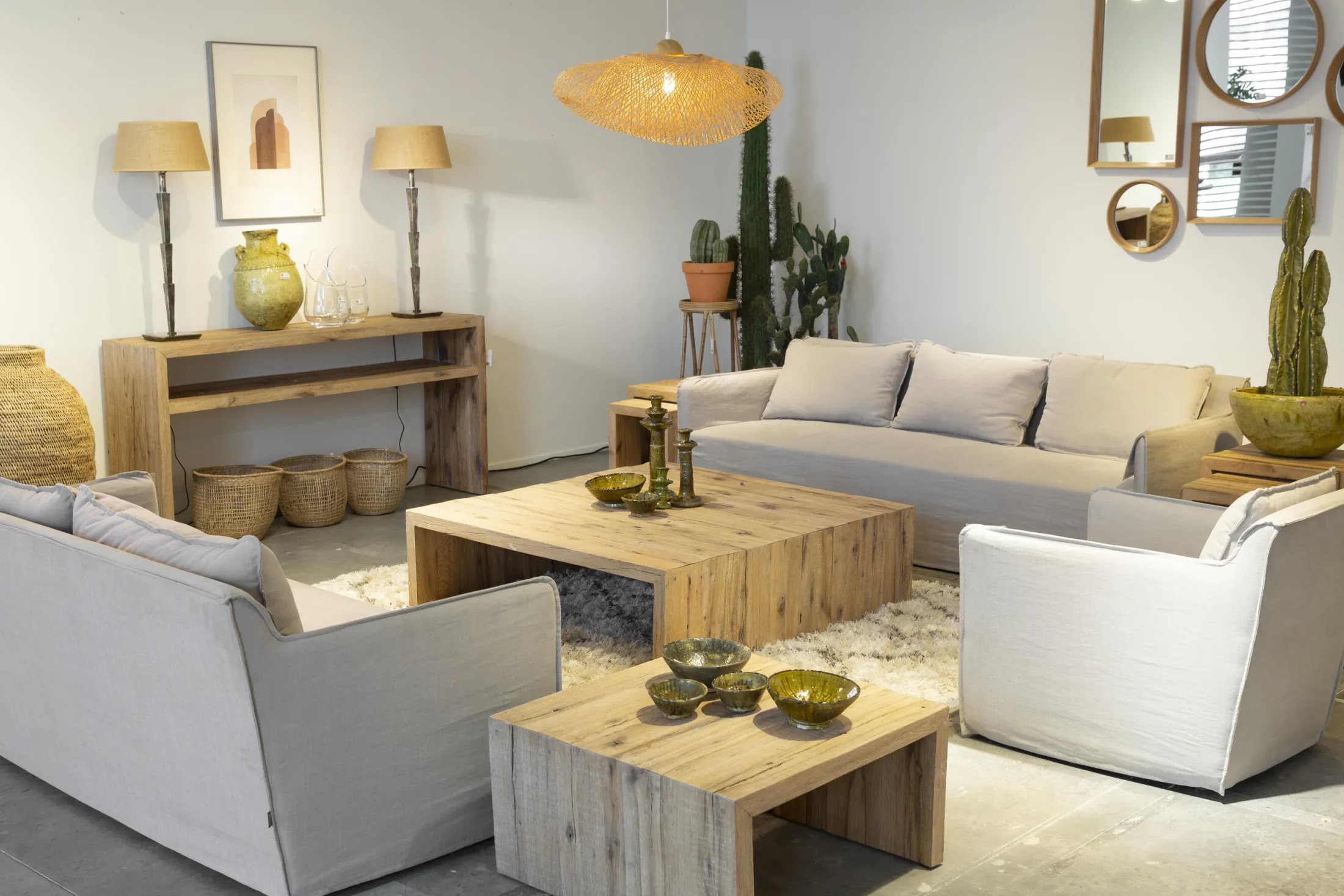Online Flamant Aurelius, Hanglamp, Bamboe, L