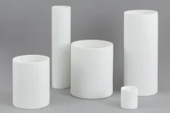 Sale Flamant Ayla, Vaas, Glas, Wit, O8X9,5H
