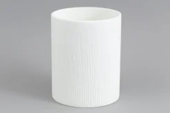 Outlet Flamant Ayla, Vaas, Glas, Wit, O17,5X21,5H