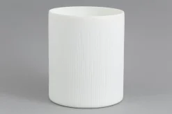 Discount Flamant Ayla, Vaas, Glas, Wit, O22X27H