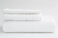 New Flamant Baobao, Badhanddoek, Wit, 100X180 Cm