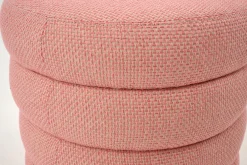 Flamant Beatrice, Poef, Rond, Roze