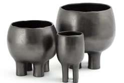 Outlet Flamant Becker, Kom, Metaal, Zwart, S