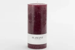 Online Flamant Beth, Kaars, Kleur Balmoral Rood, 9X20Cm