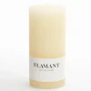 Hot Flamant Beth, Kaars, Kleur Creme, 7X15Cm
