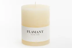Outlet Flamant Beth, Kaars, Kleur Creme, 9X11,5Cm