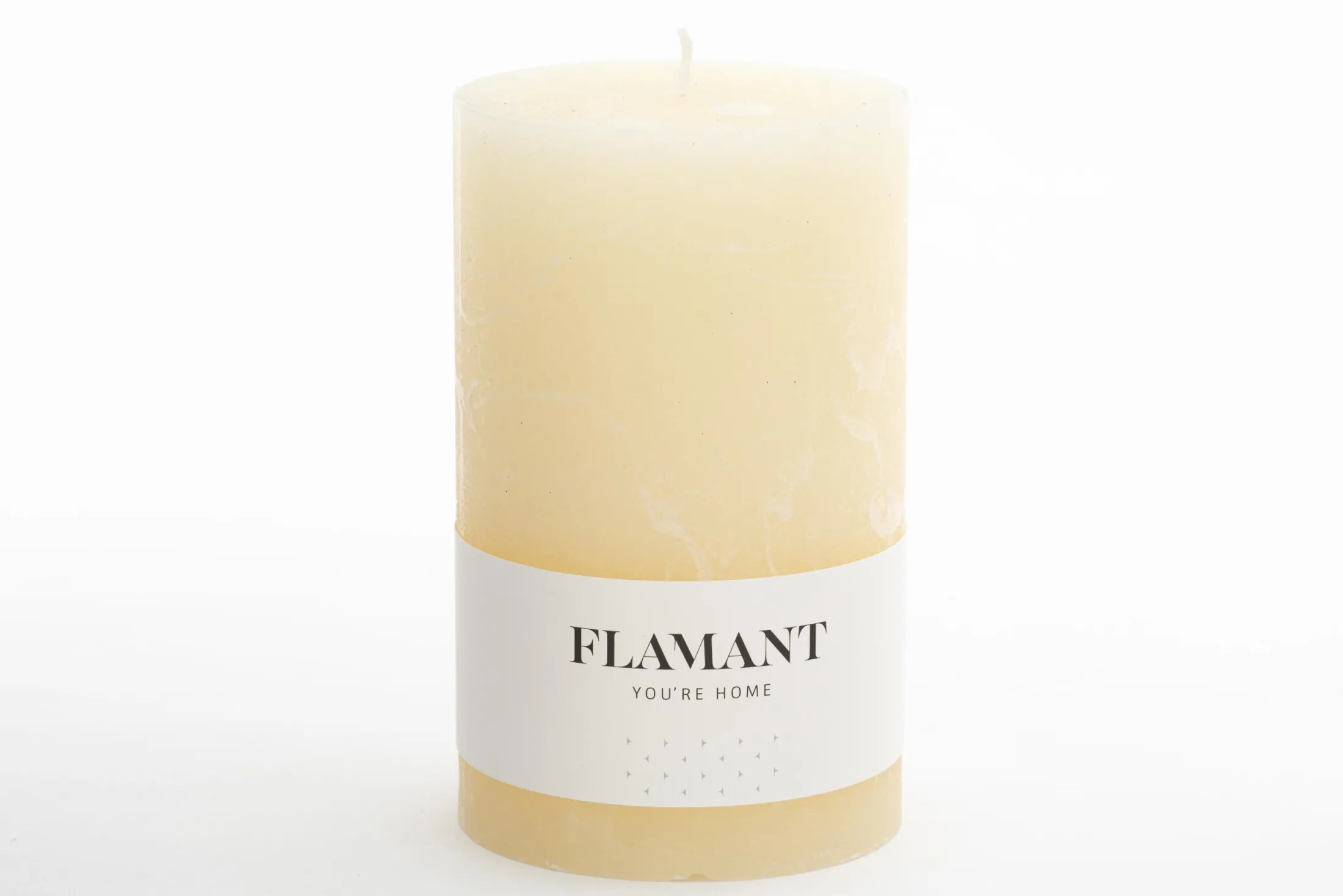 New Flamant Beth, Kaars, Kleur Creme, 9X15Cm