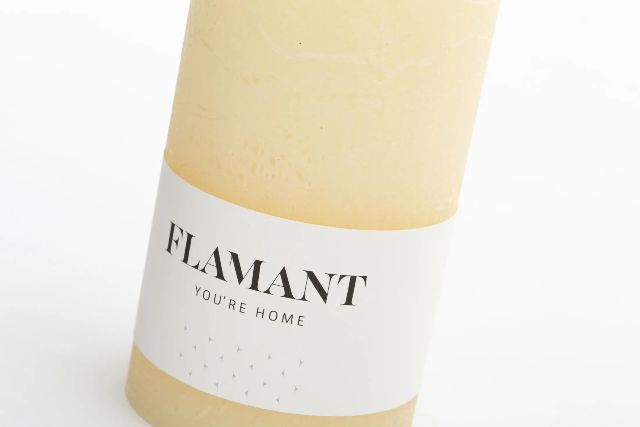 New Flamant Beth, Kaars, Kleur Creme, 9X15Cm