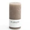 Discount Flamant Beth, Kaars, Kleur Taupe, 7X15Cm