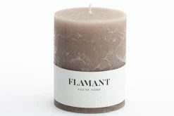 Best Flamant Beth, Kaars, Kleur Taupe, 9X11,5Cm