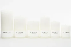 Online Flamant Beth, Kaars, Kleur Wit, 7X15Cm