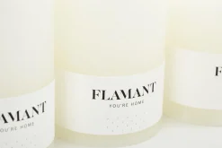 Clearance Flamant Beth, Kaars, Kleur Wit, 9X11,5Cm