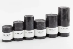 Discount Flamant Beth, Kaars, Kleur Zwart, 7X15Cm