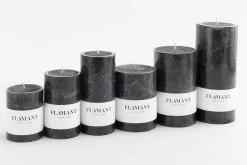 Discount Flamant Beth, Kaars, Kleur Zwart, 9X15Cm