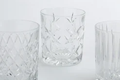 Online Flamant Bogart, Whiskyglas, Handgeslepen, Set Van 6