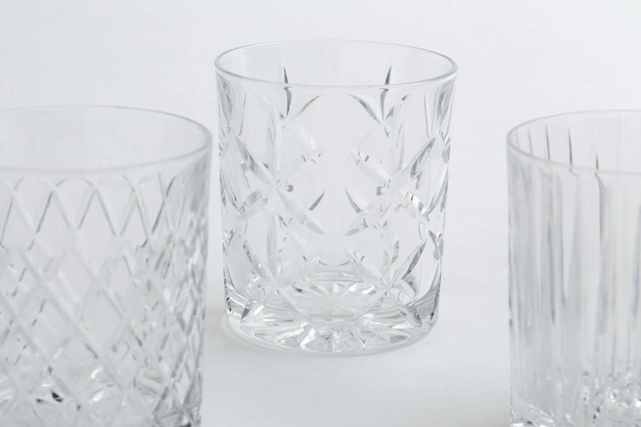 Online Flamant Bogart, Whiskyglas, Handgeslepen, Set Van 6