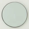 Online Flamant Bowery, Spiegel, Rond, Zwart