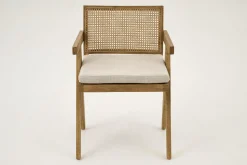Discount Flamant Bruno, Fauteuil, Eiken, Riet, Met Kussen