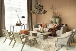 Discount Flamant Bruno, Fauteuil, Eiken, Riet, Met Kussen