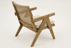 Discount Flamant Bruno, Fauteuil, Eiken, Riet, Met Kussen