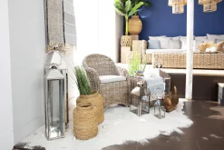 Hot Flamant Charme, Lantaarn, Staal En Glas, M