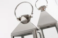 Hot Flamant Charme, Lantaarn, Staal En Glas, M