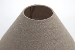 Best Flamant Circum, Lampenkap, Naturel En Grijs, Conisch, 30 Cm