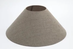 Flamant Circum, Lampenkap, Naturel En Grijs, Conisch, 45 Cm