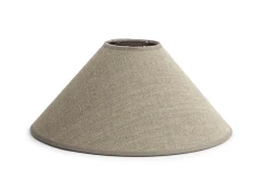 Clearance Flamant Circum, Lampenkap, Natuurlijk En Zilver, Conisch, 30 Cm