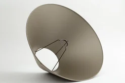 Outlet Flamant Circum, Lampenkap, Natuurlijk En Zilver, Conisch, 55 Cm