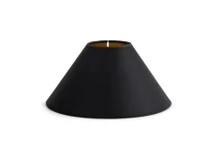 Best Flamant Circum, Lampenkap, Zwart En Goud, Conisch, 23 Cm