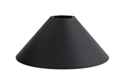 Clearance Flamant Circum, Lampenkap, Zwart En Goud, Conisch, 30 Cm