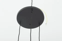 Clearance Flamant Cirino, Hanglamp, Zwart, 3 Lampenkappen
