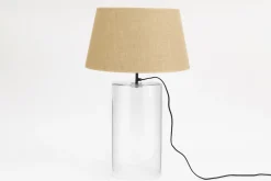 Flamant Cypri, Tafellamp, Glas, Zwart, L