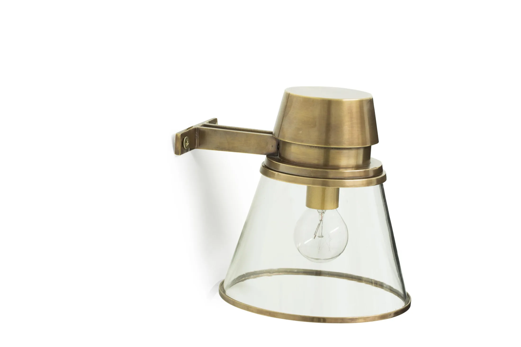 Online Flamant Edwardo, Wandlamp, Antiek Messing
