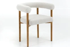 Hot Flamant Fancy, Fauteuil, Stof, Wit