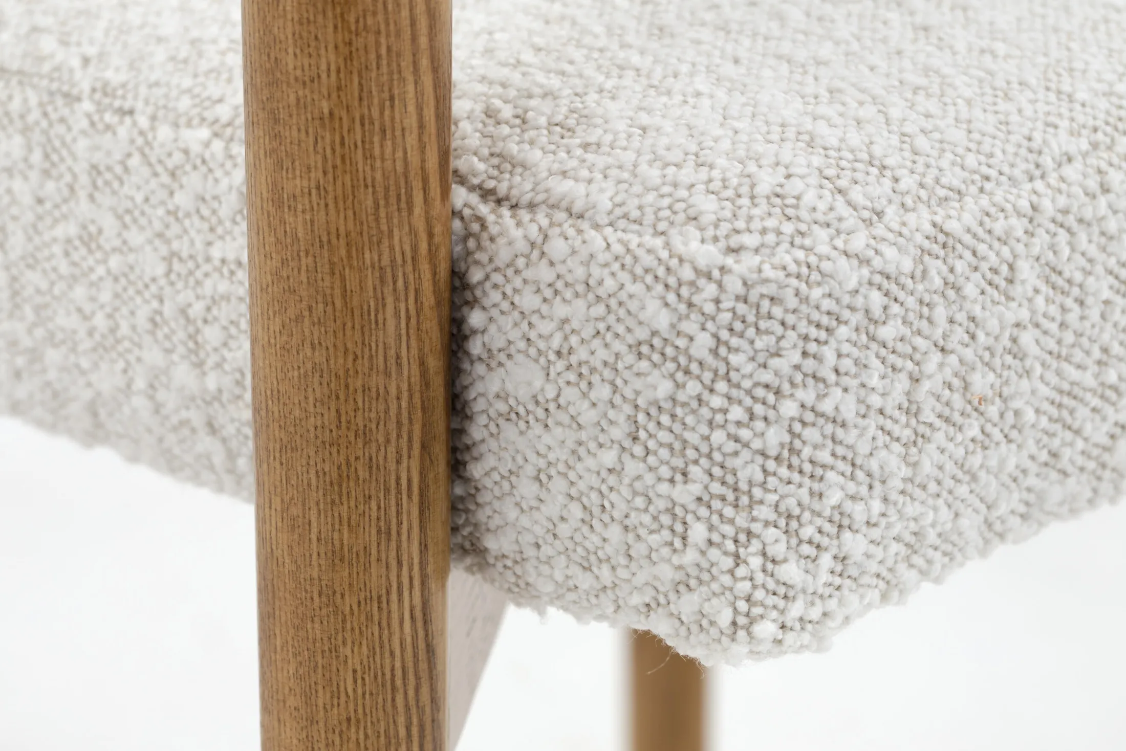 Hot Flamant Fancy, Fauteuil, Stof, Wit