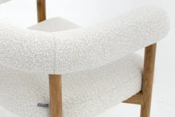 Hot Flamant Fancy, Fauteuil, Stof, Wit