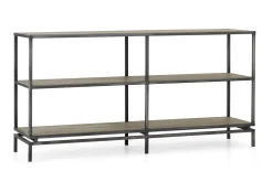 Outlet Flamant Farra, Consoletafel, Verweerd Eiken En Ijzer