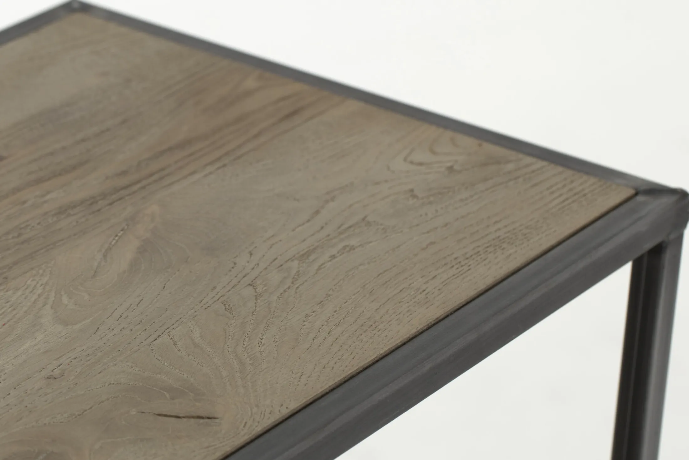 Outlet Flamant Farra, Consoletafel, Verweerd Eiken En Ijzer